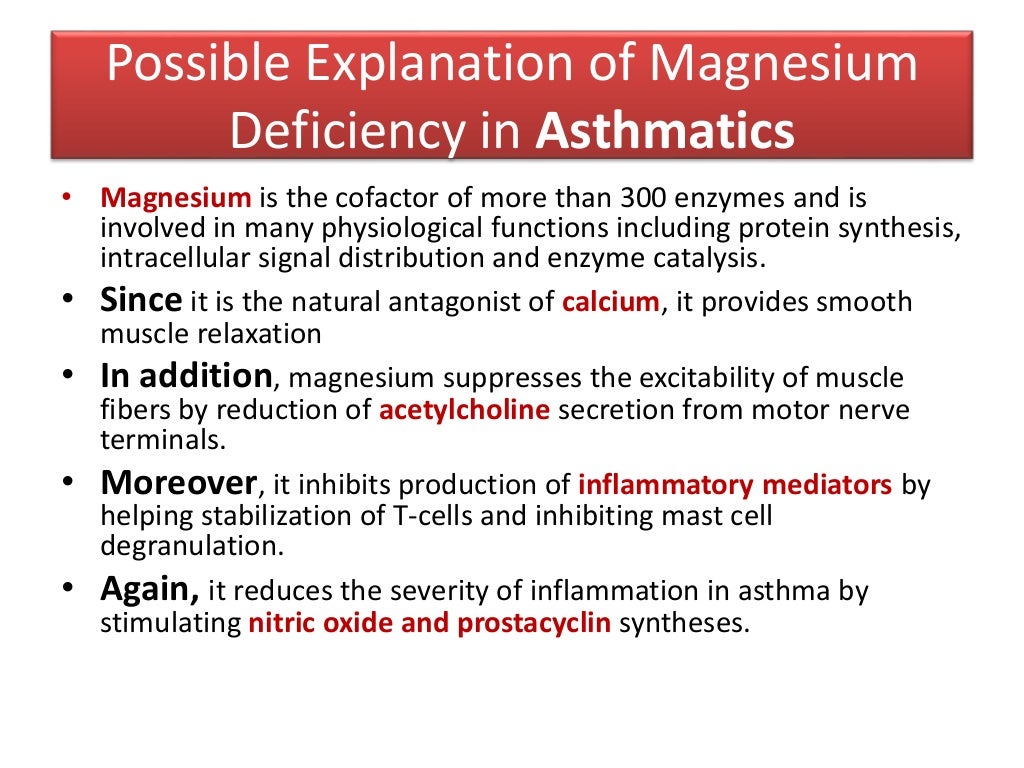 Serum magnesium level in children with bronchial asthma