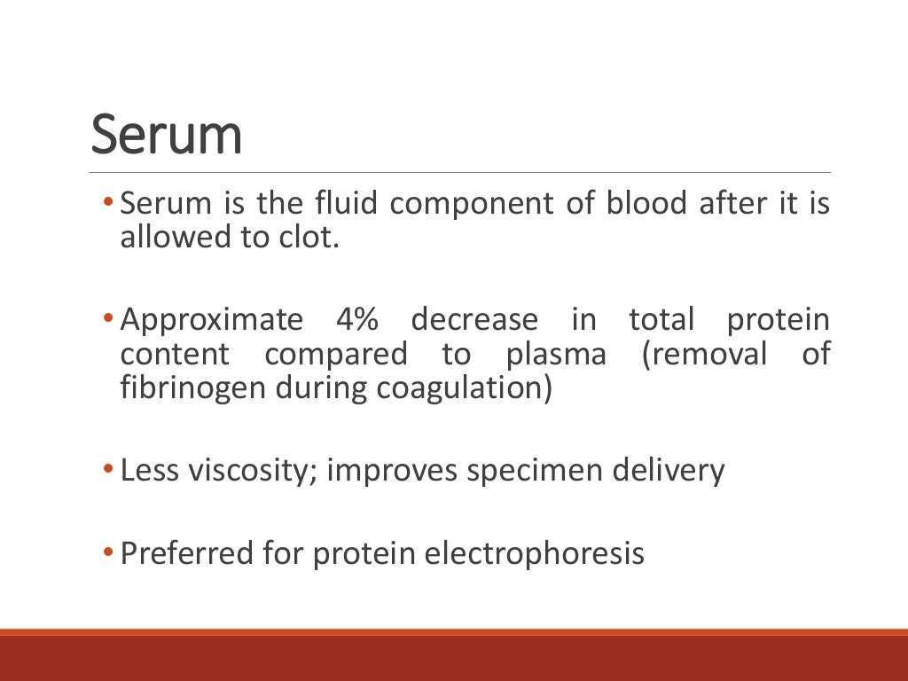 Serum Protein and AlbuminGlobulin Ratio