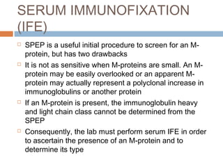 Ife Lab Serum protein electrophpresis | PPT