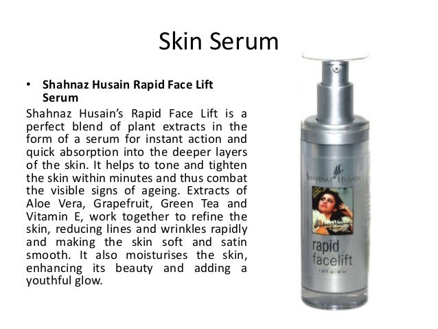 shahnaz husain face serum