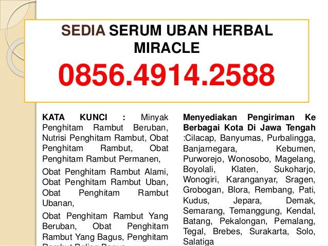 085649142588, Sedia Obat Penghitam Rambut Tercepat Dan 