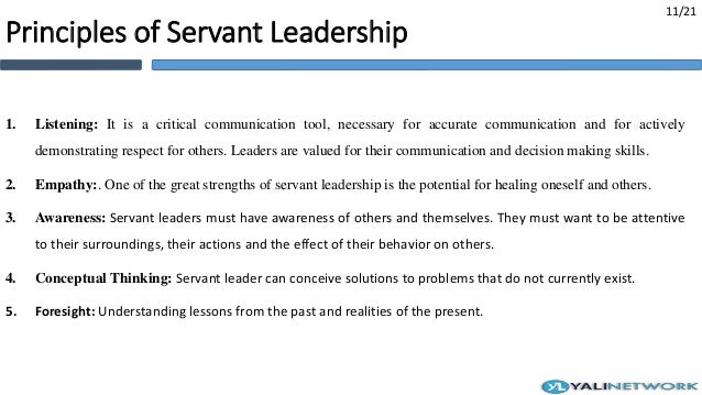 Servant Leadership The Concept Of Servant Leadership
