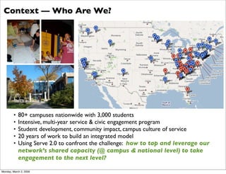 Serve2 Bonner Presentation