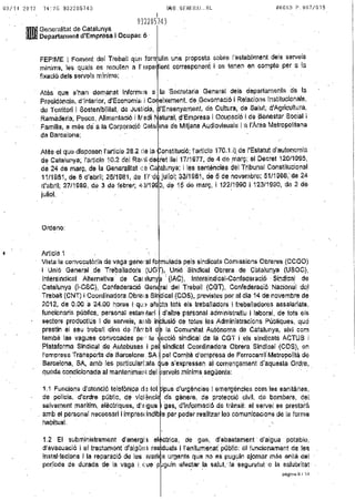 Serveis minims vaga 14 n