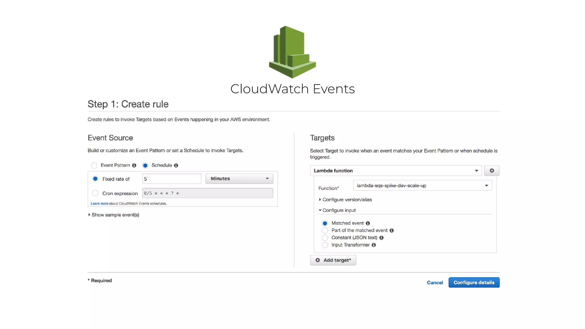 CloudWatch Events
 