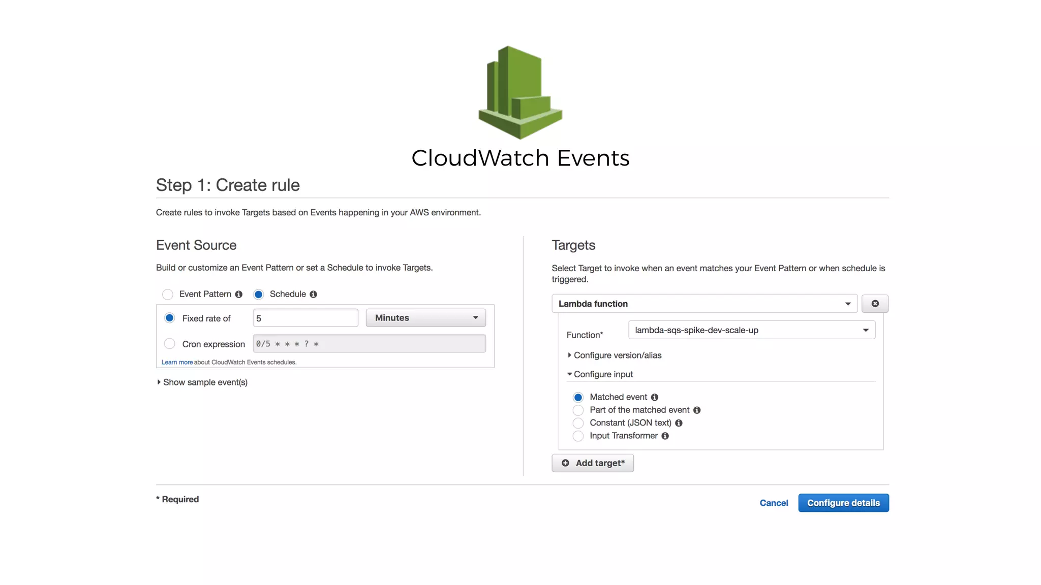 CloudWatch Events
 