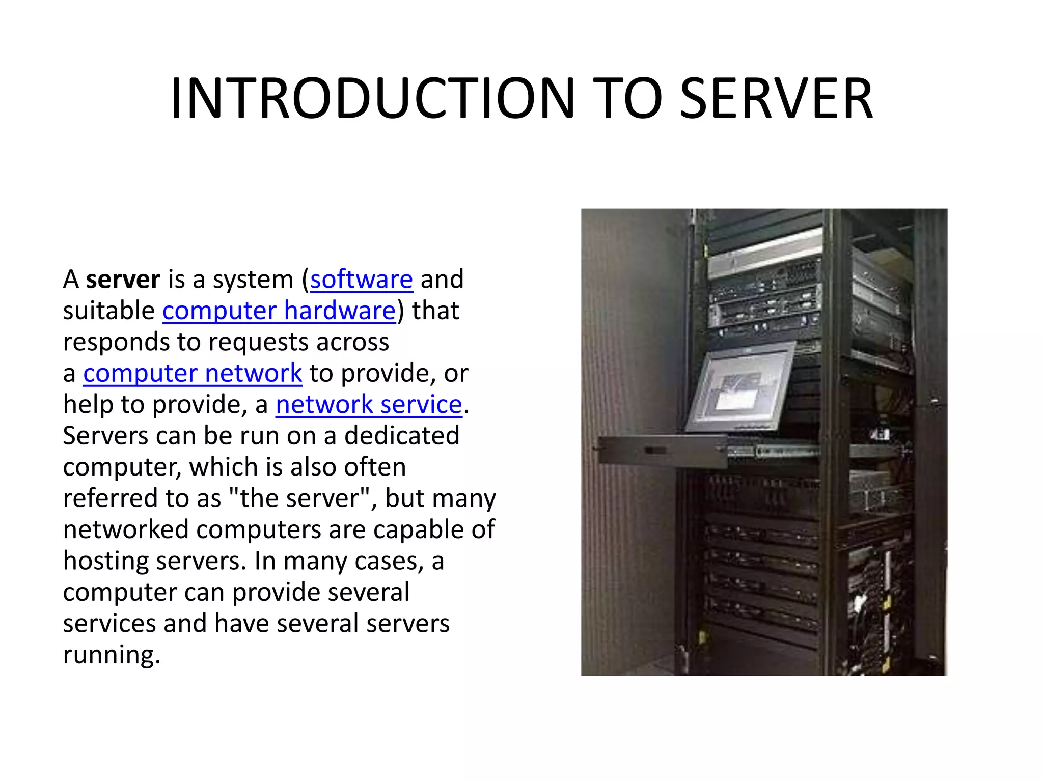 Basic Server PPT (THDC) | PPTX