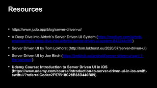 Server Driven UI in iOS | PPTX