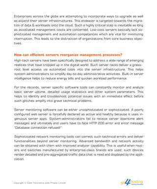 An Insight into Server Management for Corporates | PDF