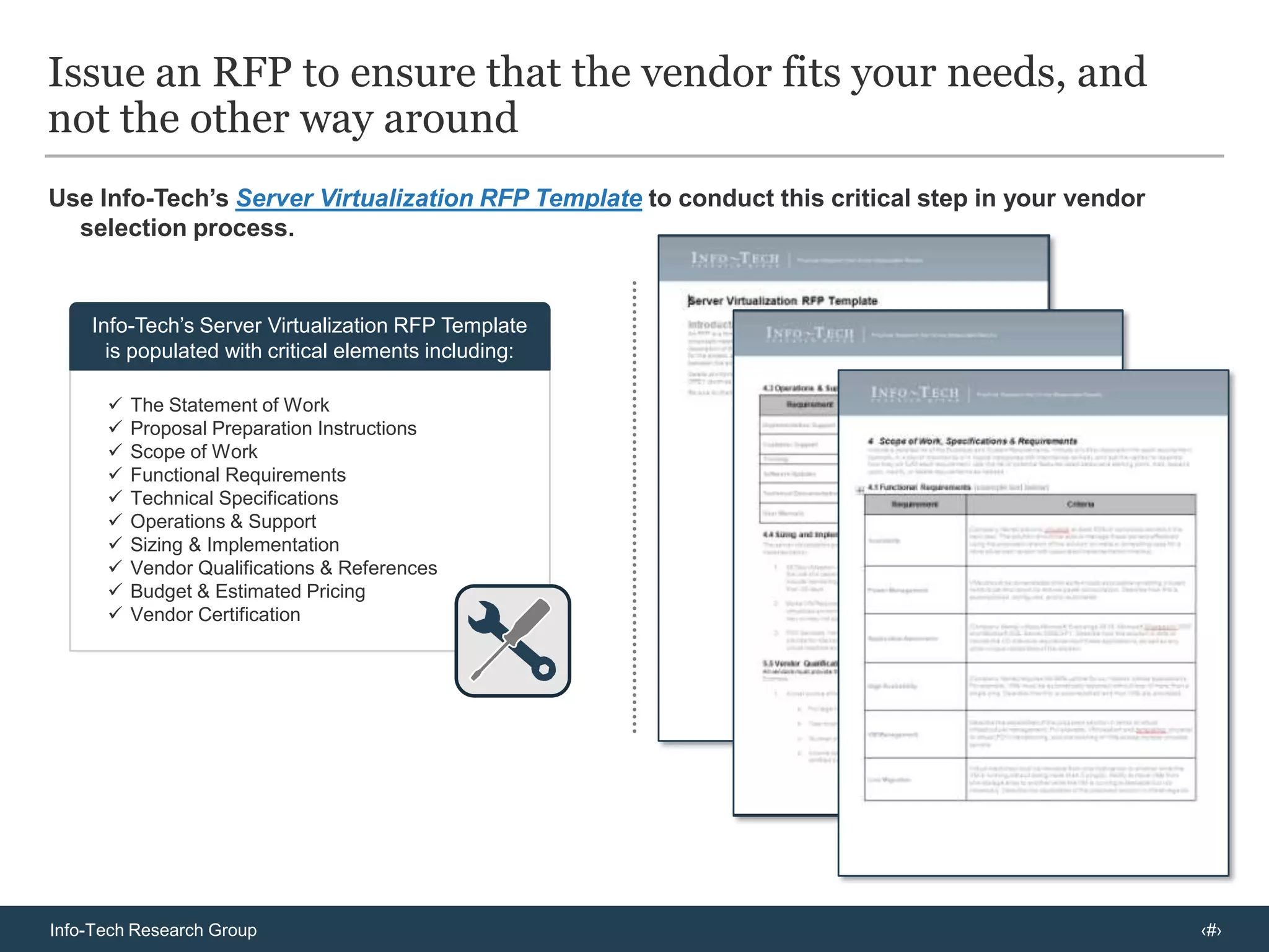 They recognized the opportunity to evaluate and change vendors with their hardware refresh.