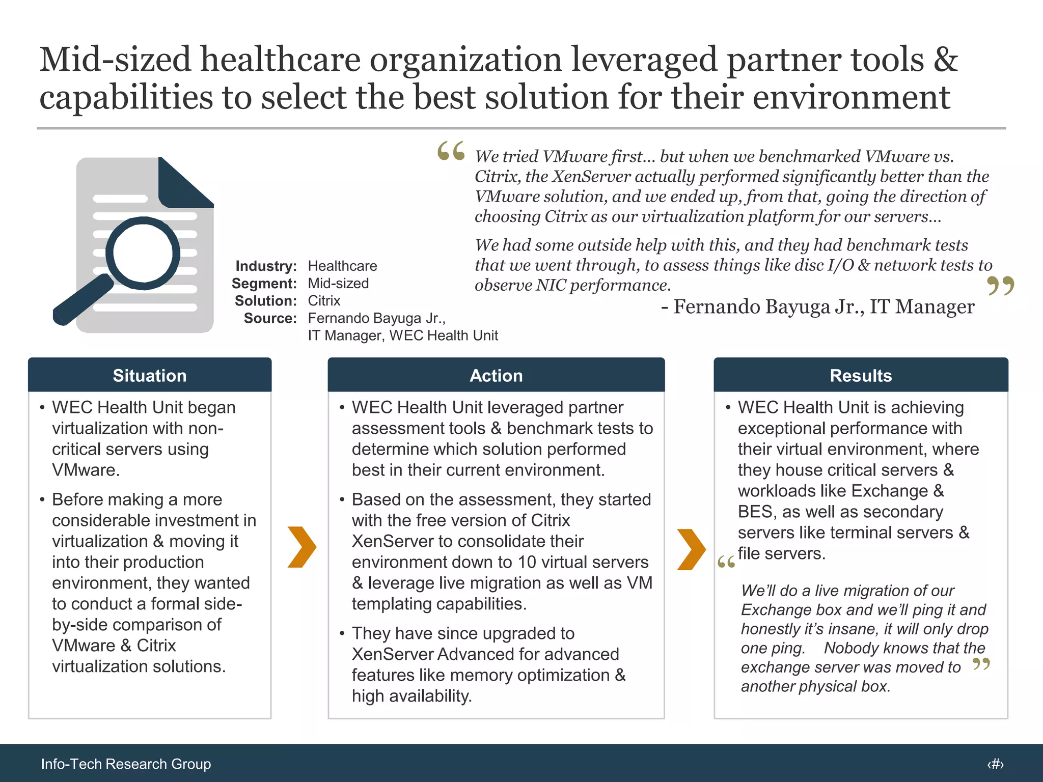 Internal cloud is the new frontier for virtual servers and advanced virtual management. Enabling features include automation, metering, self-service & public cloud integration.76 %focusing on internal cloudYou have the physical environment; then you’ve got virtualization. Then you’re going to go to automation – probably private cloud – and then the pure cloud...From virtualization, we’re going to what I’ll call automation.             - Peter Valters, Infrastructure Manager, Empowered NetworksEnabling the internal cloud is the logical next place to go for server virtualization and server virtualization vendors. However this is a logical rather than necessary progression. For many organizations, effective management of an agile virtual infrastructure will be good enough. Their infrastructure will have neither the high growth potential or capacity variability to need to be run like a fully automated self service cloud. 