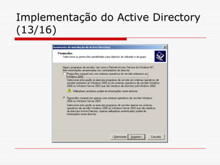 Implementação do Active Directory (13/16)