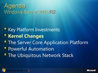 Server2008 R2 Overview