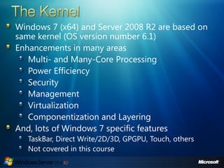 Server2008 R2 Overview