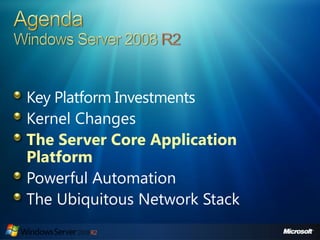 Server2008 R2 Overview