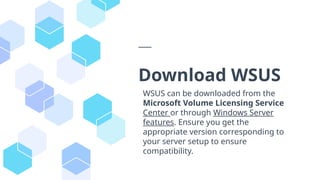 Server Administration WSUS InstallationPPT.pptx