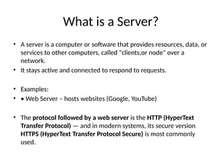 Understanding Servers and Nodes in Computer Networks: Roles, Functions ...