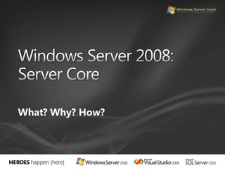 Windows Server Core | PPTX