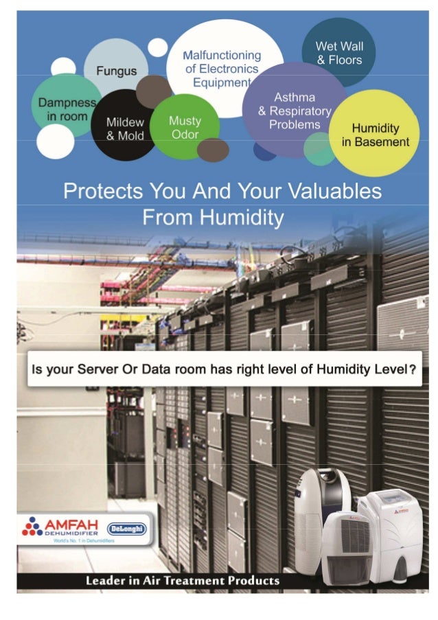 Server & Data Equipment Room AMFAH Dehumidifier Brochure