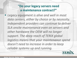 Server Hardware Support | PPTX