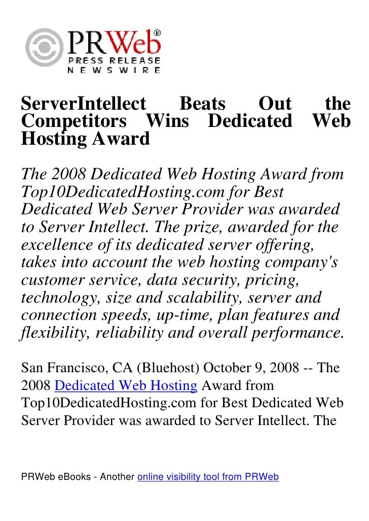Serverintellect Beats Out The Competitors Wins Dedicated Web Images, Photos, Reviews