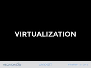November 15, 2016@WICKETT
VIRTUALIZATION
 