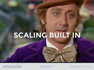 November 15, 2016@WICKETT
SCALING BUILT IN
 
