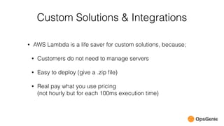 Serverless Architectures on AWS Lambda | PDF