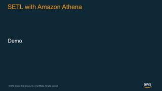 © 2019, Amazon Web Services, Inc. or its Affiliates. All rights reserved.© 2019, Amazon Web Services, Inc. or its Affiliat...