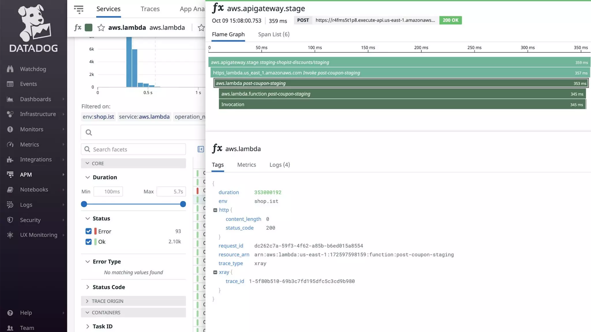 Monitoring Serverless Applications with Datadog