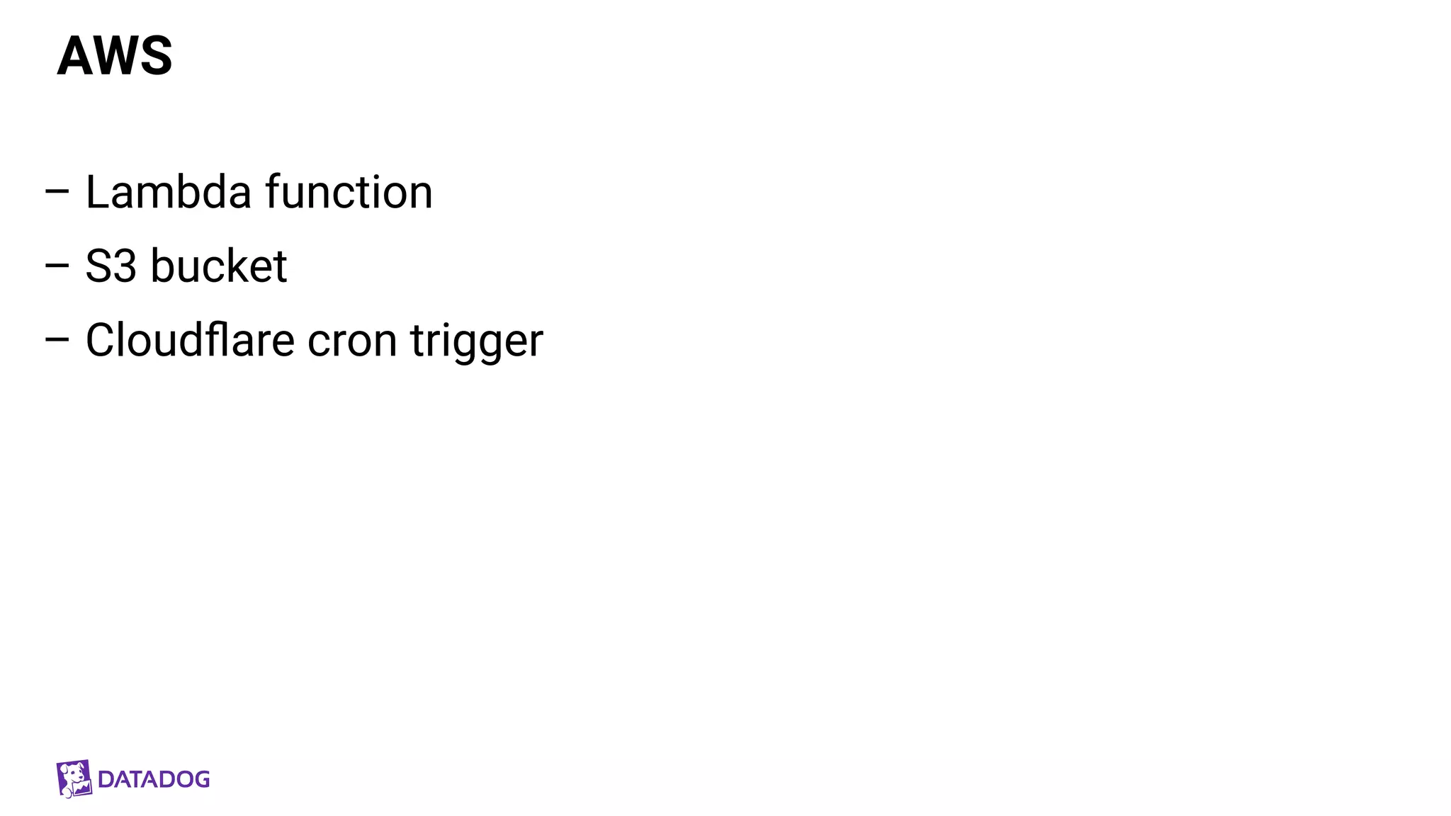Monitoring Serverless Applications with Datadog