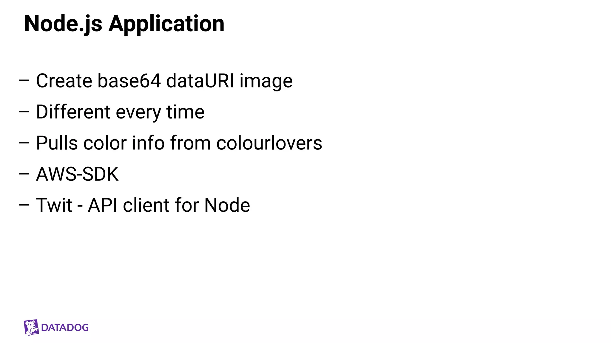 Monitoring Serverless Applications with Datadog