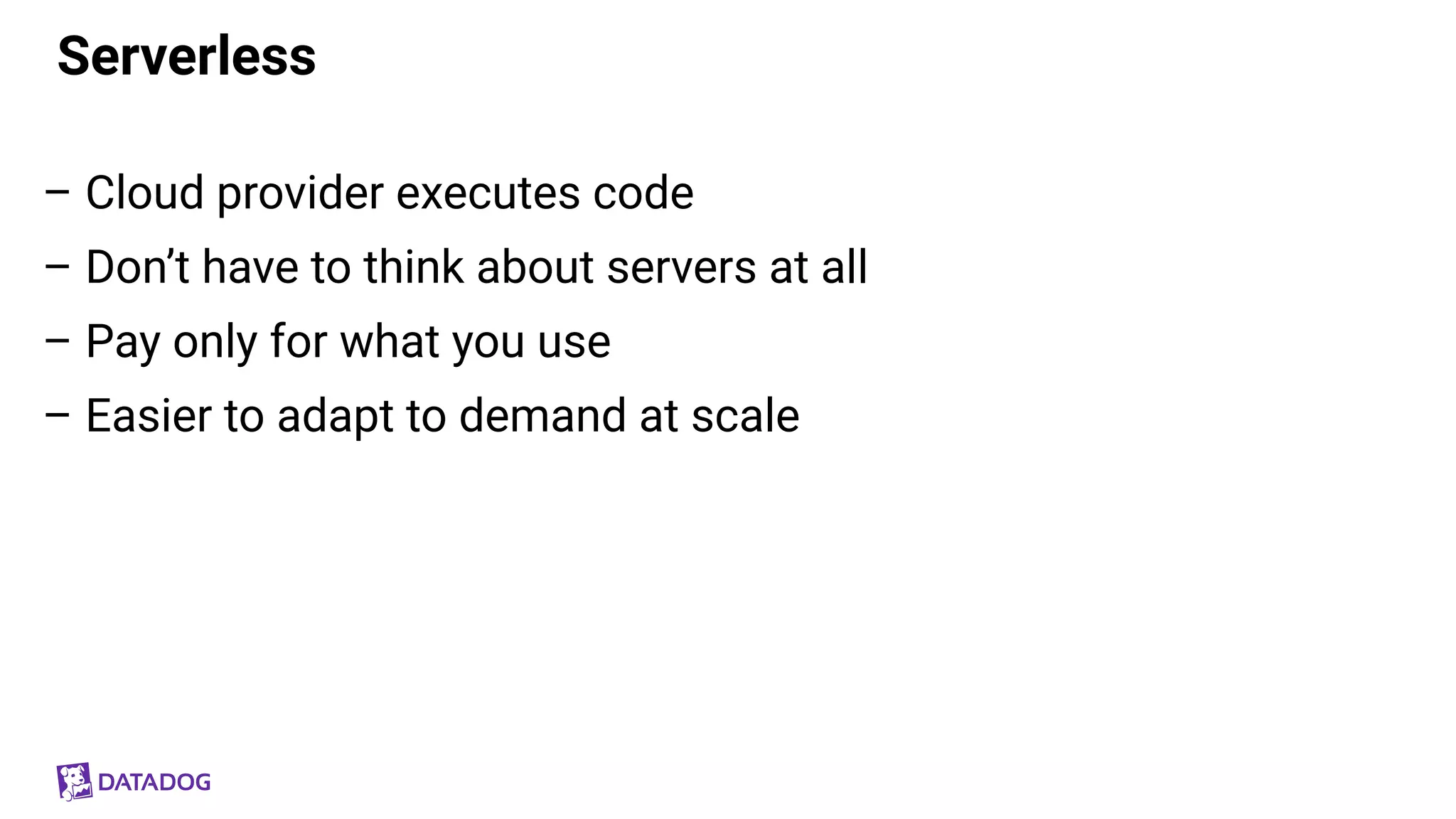 Monitoring Serverless Applications with Datadog