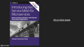 bit.ly/istio-book
@burrsutter
 