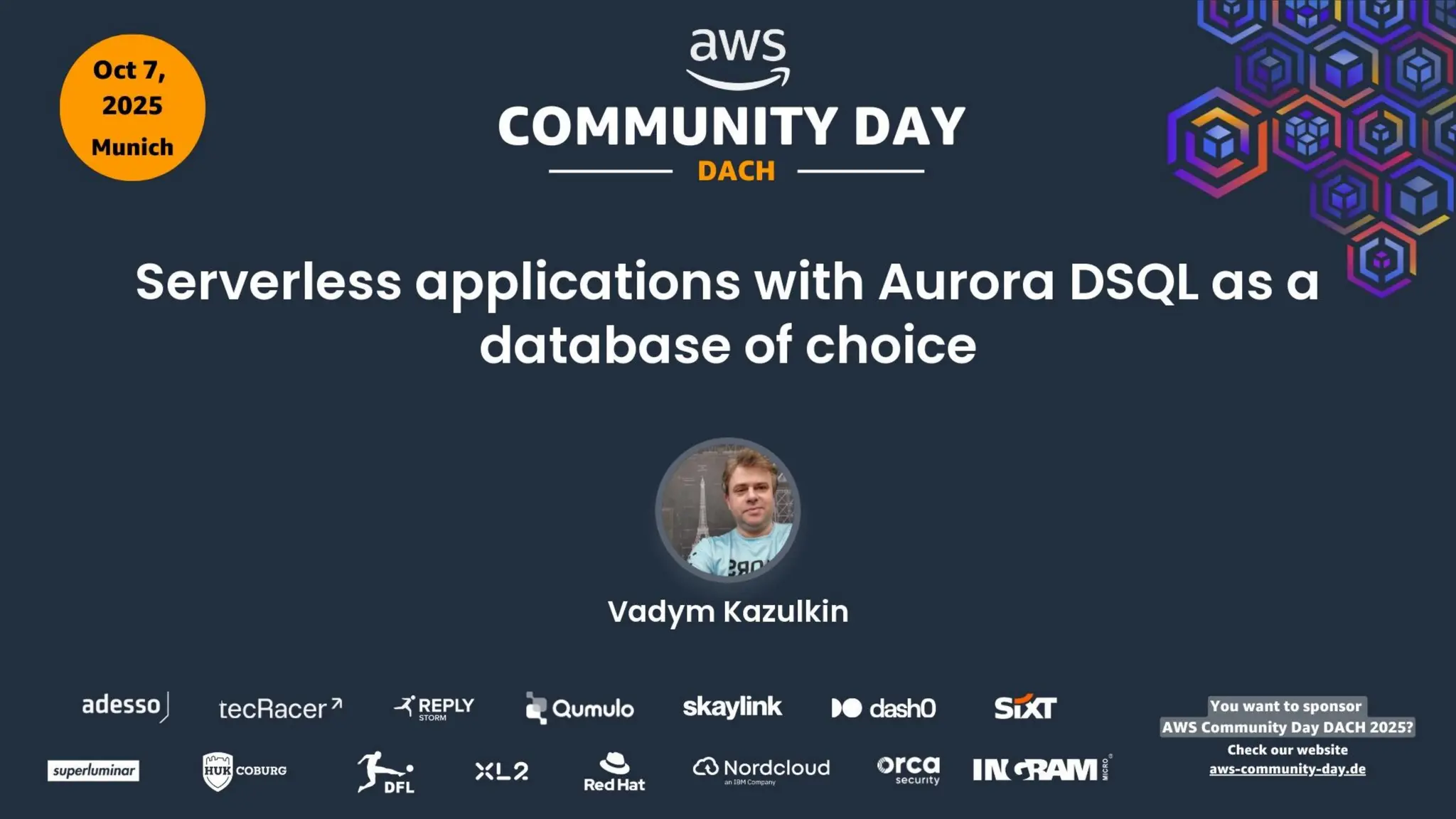 Serverless applications with Aurora DSQL as a database of choice
 