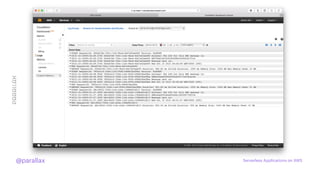 @parallax Serverless Applications on AWS
 