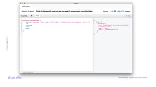 @parallax Serverless Applications on AWS
 