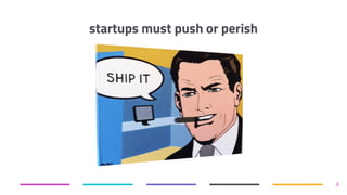 startups must push or perish
4
 