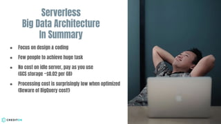 Serverless Big Data Architecture on Google Cloud Platform at Credit OK ...