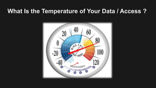 What Is the Temperature of Your Data / Access ?
 