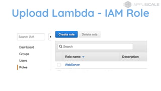 Upload Lambda - IAM Role
 