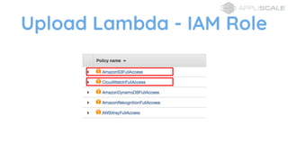 Upload Lambda - IAM Role
 