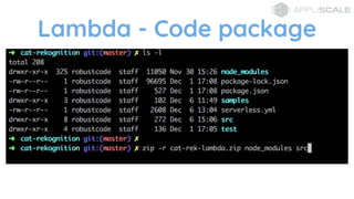 Lambda - Code package
 