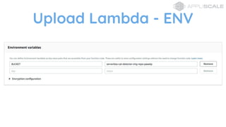 Upload Lambda - ENV
 
