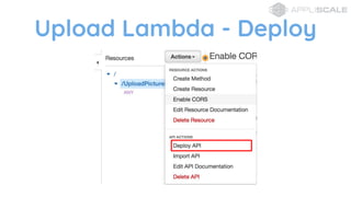 Upload Lambda - Deploy
 