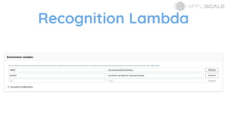 Recognition Lambda
 