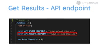 Get Results - API endpoint
 