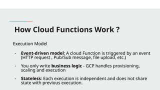Serverless Computing & Automation - GCP | PPT