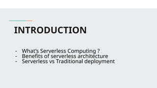 Serverless Computing & Automation - GCP | PPTX