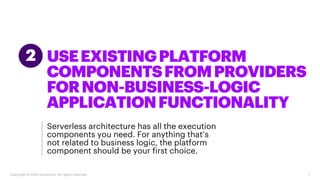 Serverless computing. The next step in the evolution of cloud.